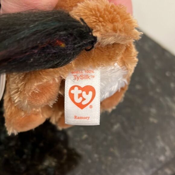 Ty Beanie Boos - RAMSEY the Unicorn Lion Unilion Stuffed Plush Animal Toy - Picture 7 of 11